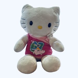 Build A Bear Hello Kitty Sanrio Summertime Plush Wearing Aloha T-shirt NO BOW